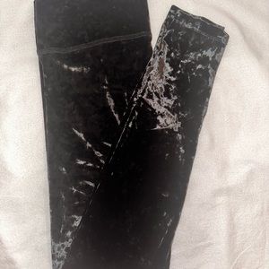 NEW PINK Victorias Secret Velvet Leggings